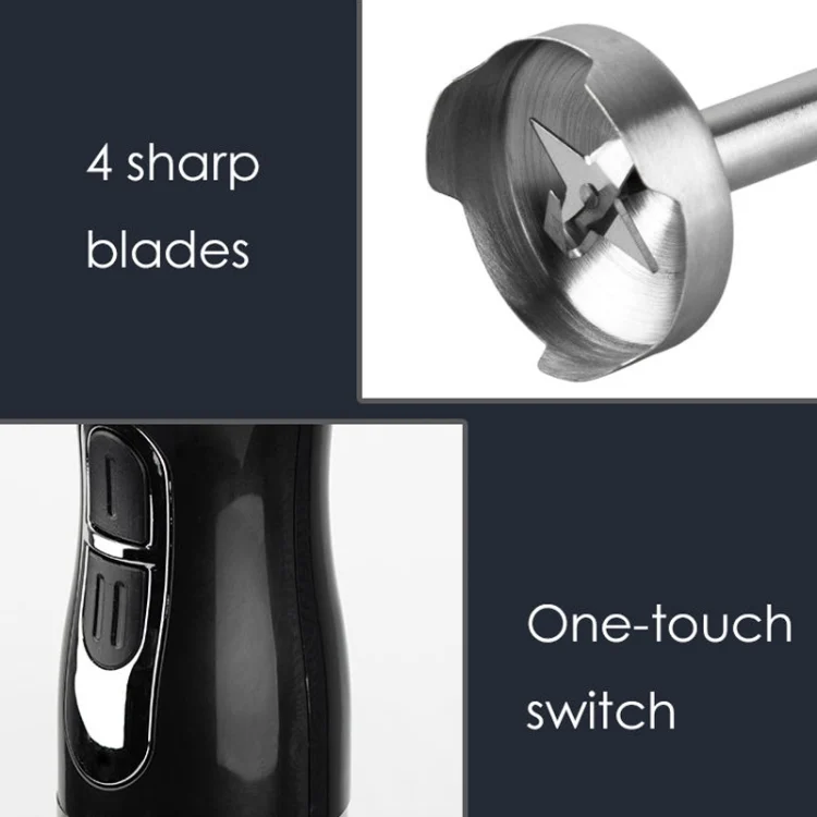 TBD06041127_B4.webp RAF 700W 4-blade Handheld Electric Blender Stainless Steel Food Cooking Stick EU Plug - Image 5