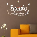 Acrylic Familylove Stereoscopic Mirror Wall Stickers Home Self-Adhesive Decorative Soft Mirror - Image 6