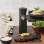 Gravity Induction Electric Salt And Pepper Grinder  Adjustable Coarseness with LED Light - Image 7