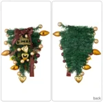 Love Golden Balls Christmas Tree Christmas Decoration Wreath - Image 3