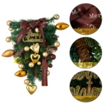 Love Golden Balls Christmas Tree Christmas Decoration Wreath - Image 4