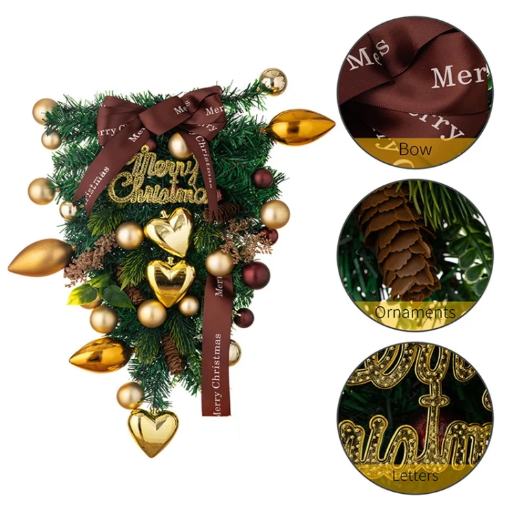 TBD06041179_3.webp Love Golden Balls Christmas Tree Christmas Decoration Wreath - Image 4