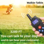 1000m Remote Control Intercom Dog Trainer Electric Shock Vibration Stop Barker - Image 11
