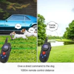 1000m Remote Control Intercom Dog Trainer Electric Shock Vibration Stop Barker - Image 9