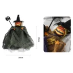 Halloween Terror Pumpkin Doll Pendant Haunted House Party Hanging Ghost Props - Image 3