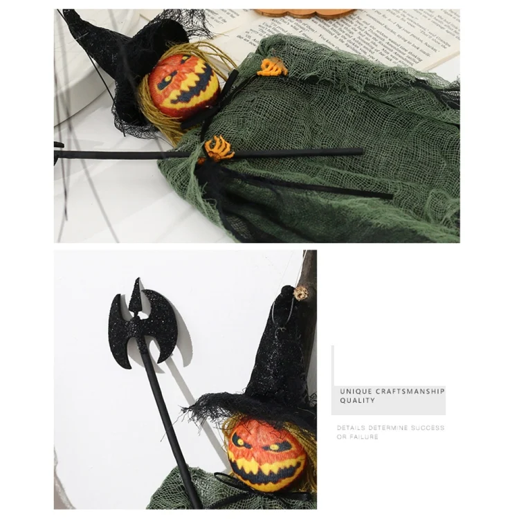 TBD06041203_B3.webp Halloween Terror Pumpkin Doll Pendant Haunted House Party Hanging Ghost Props - Image 4