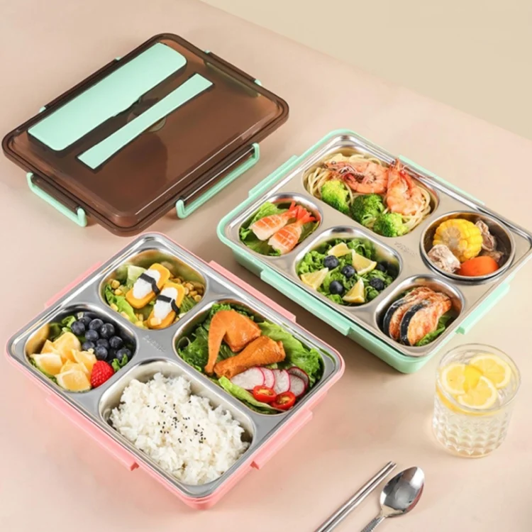 TBD06041214_B1.webp 304 Stainless Steel Lunch Box Leakproof Insulated Student Dormitory Bento Box - Image 2