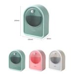 Wall-mounted Flip-top Cotton Swab Storage Box Cosmetics Box - Image 2