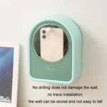 Wall-mounted Flip-top Cotton Swab Storage Box Cosmetics Box - Image 4