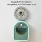 Wall-mounted Flip-top Cotton Swab Storage Box Cosmetics Box - Image 6