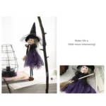 Halloween Broom Witch Doll Pendant Ghost Festival Party Props - Image 4