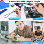 60W Adjustable Temperature Soldering Iron Set with VC830L Digital Multimeter - Image 6