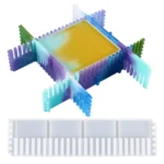 DIY Crystal Glue Mold Adjustable Frame Fence Silicone Mold