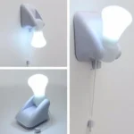 0.3W LED Mini Pull Cord Light Bulb Bedside Night Light - Image 3