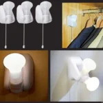 0.3W LED Mini Pull Cord Light Bulb Bedside Night Light - Image 5