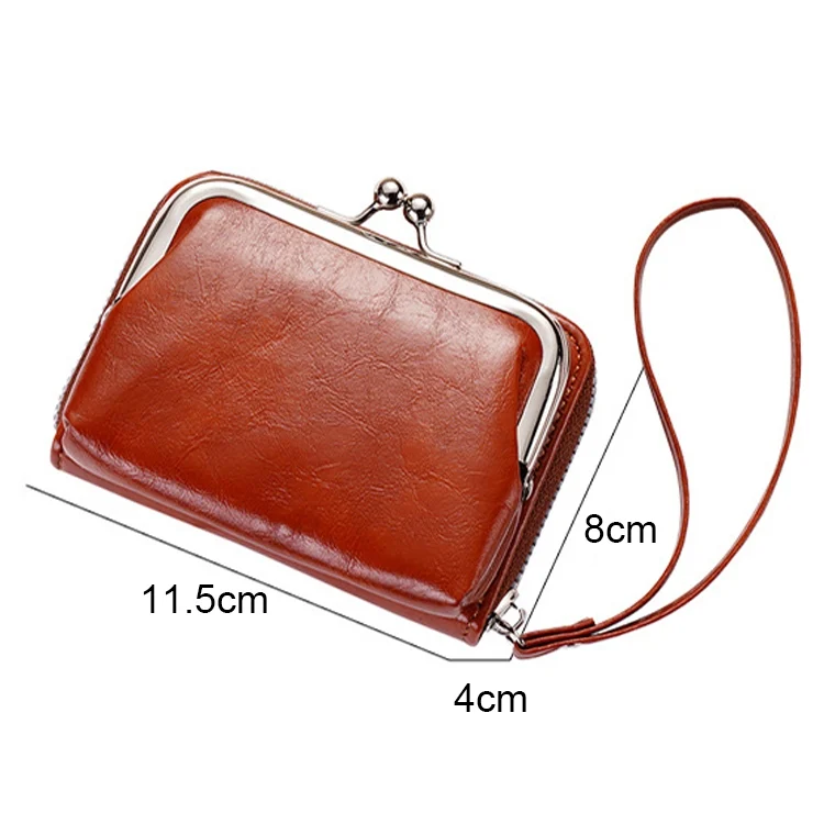 TBD06041279_B2.webp Ladies Buckle Coin Purse Detachable Large Capacity Clutch Bag Multi-card Slot Wallet - Image 3