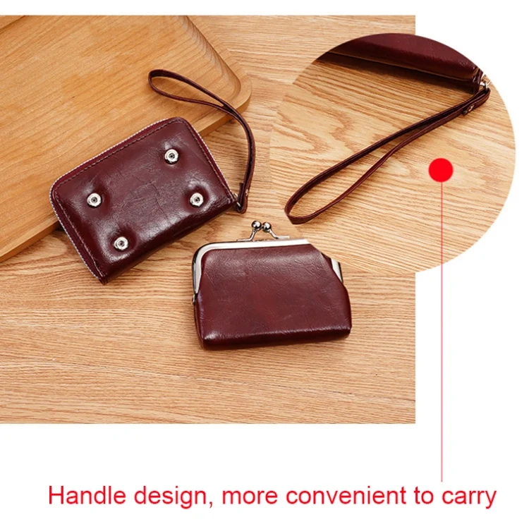 TBD06041279_B3.webp Ladies Buckle Coin Purse Detachable Large Capacity Clutch Bag Multi-card Slot Wallet - Image 4