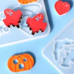 DIY Crystal Glue Mold Halloween Earrings Necklace Pendant Patch Silicone Mold - Image 2
