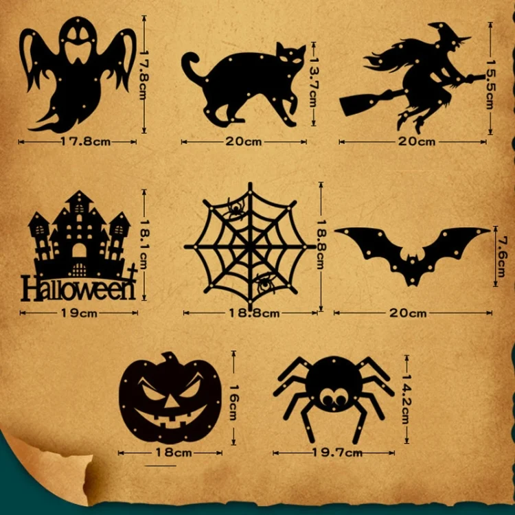 TBD06041296_B1.webp 4.5V Halloween Glowing Hanging Lights Party Holiday Decoration - Image 2