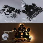4.5V Halloween Glowing Hanging Lights Party Holiday Decoration - Image 3
