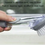 Kitchen Long Handle Automatic Liquid Filling Non-Stick Pan Scrubber Brush Cleaning Brush - Image 6