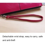 Ladies Long Zipper Multi-Card Slot Wallet Multifunctional Wristlet Wallet - Image 5