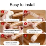 Non-Woven Self-Adhesive Chair Non-Slip Foot Stickers Universal Table And Bench Leg Pads - Image 9