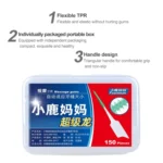 Fawnmum 150pcs /Box Silicone Interdental Brushes Dental Brushes Tooth Cleaning Gum - Image 3