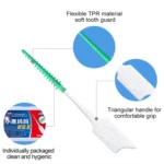 Fawnmum 150pcs /Box Silicone Interdental Brushes Dental Brushes Tooth Cleaning Gum - Image 4