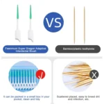 Fawnmum 150pcs /Box Silicone Interdental Brushes Dental Brushes Tooth Cleaning Gum - Image 5