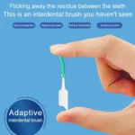 Fawnmum 150pcs /Box Silicone Interdental Brushes Dental Brushes Tooth Cleaning Gum - Image 7