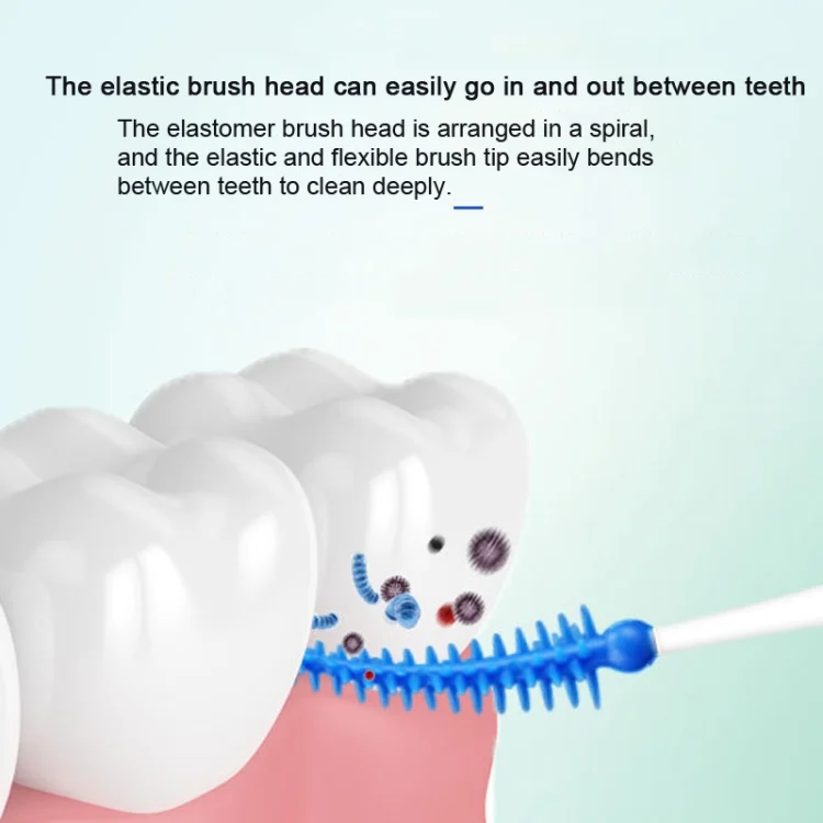 TBD06041340_B5.webp 40pcs /Box Silicone Interdental Brushing Oral Cleaning Gap Brush - Image 6