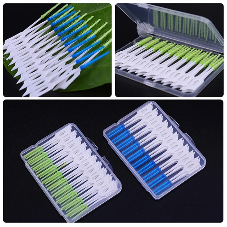 TBD06041340_B6.webp 40pcs /Box Silicone Interdental Brushing Oral Cleaning Gap Brush - Image 7