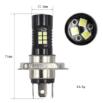 1pair Automotive High-power LED White Light Fog Lamp - Image 4