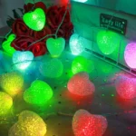 1.2m LED Love Flashing String Lights Waterproof Battery Box Decoration Lights