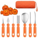 Halloween Pumpkin Carving Set DIY Halloween Decoration With Carry Bag