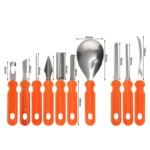 Halloween Pumpkin Carving Set DIY Halloween Decoration With Carry Bag - Image 3