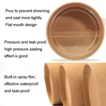 Disposable Single PE Laminated Paper Bowl Round Soup Bowl Packed Fast Food Boxes - Image 3