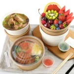 Disposable Single PE Laminated Paper Bowl Round Soup Bowl Packed Fast Food Boxes - Image 5