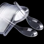 60pcs /Pack DY-103 Disposable PP Plastic Soup Spoon Packed Takeaway Scoop - Image 4