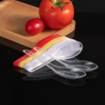 60pcs /Pack DY-103 Disposable PP Plastic Soup Spoon Packed Takeaway Scoop - Image 5