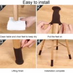 Non-Slip Table And Chair Protectors Silent And Wear-Resistant Table Pads - Image 10