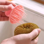 Removable Cleaning Wire Ball Kitchen Pot And Dish Brush - Image 8