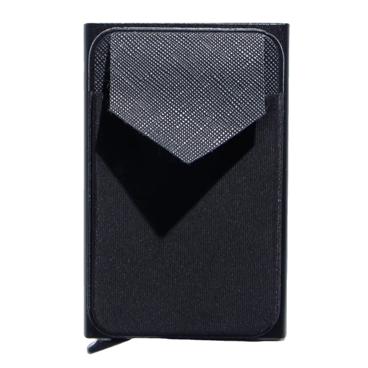 TBD06041382_B3.webp Pop Up Metal Card Holder with Lycra Cloth RFID Aluminum Alloy Credit Card Box - Image 4