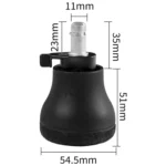 Computer Chair Roller Cushion Slip / Non-Slip Switchable Sliding Roller - Image 2