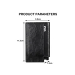 Pop-up Leather Metal Card Holder RFID Bifold Wallet - Image 3