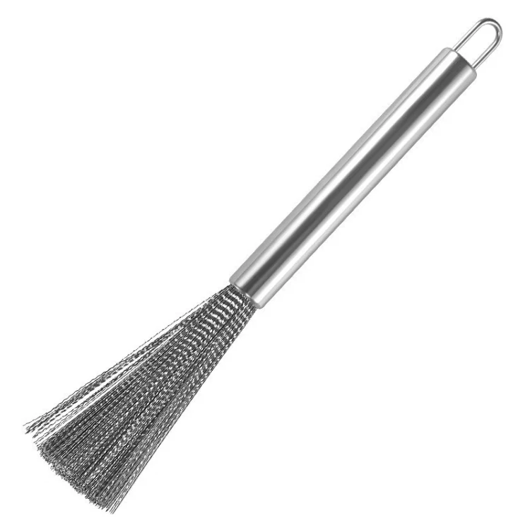 Cookware Scrubber Brush Stainless Steel Cleaning Brush for Pots, Frying Pans,