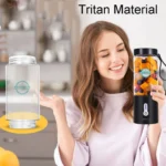 Portable Multifunctional USB Rechargeable Juice Extractor Cup Mini Electrical Juicer - Image 8