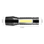 Mini Portable Flashlight Strong Light Charging Durable LED Light - Image 2