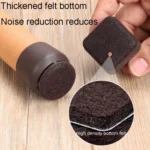 8pcs /Set 15 Degree Tilt Table And Chair Feet One-Piece Shock-Absorbing Protective Cover For Chairs - Image 6